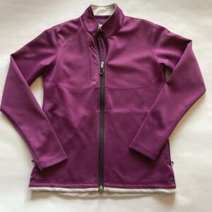 Sun Mountain Zip Up Outdoor Thermal Jacket Long Sleeve Purple Women's Small